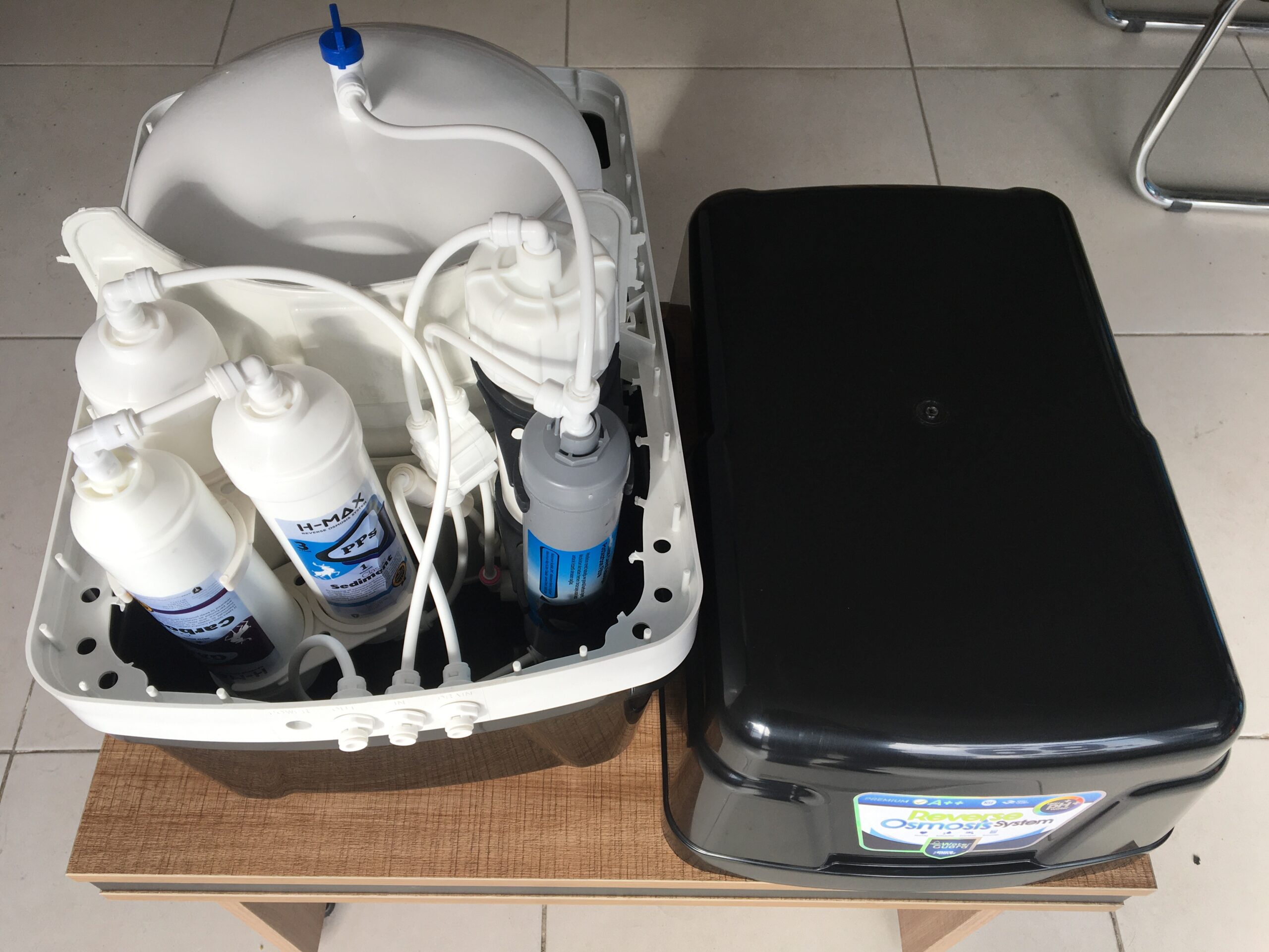 12 litre Reverse Osmosis System Siyah Su Arıtma Cihazı - Görsel 8