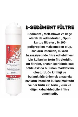 Kapalı Kasa Su Arıtma Cihazı 5 li Filtresi Seti - Görsel 5